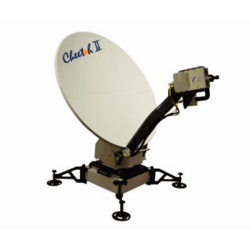 Cheetah&trade; II Flyaway VSAT 85cm, Ka-Band, 5W, cx751 modem, V2, MFR L-3 GCS