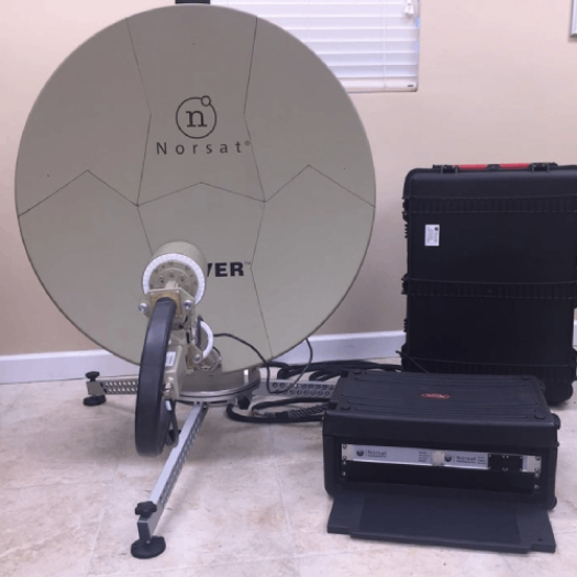 Norsat 1.0 Rover-VSAT Ku-Band Terminal Model 5100-4W-E with CIDU Option